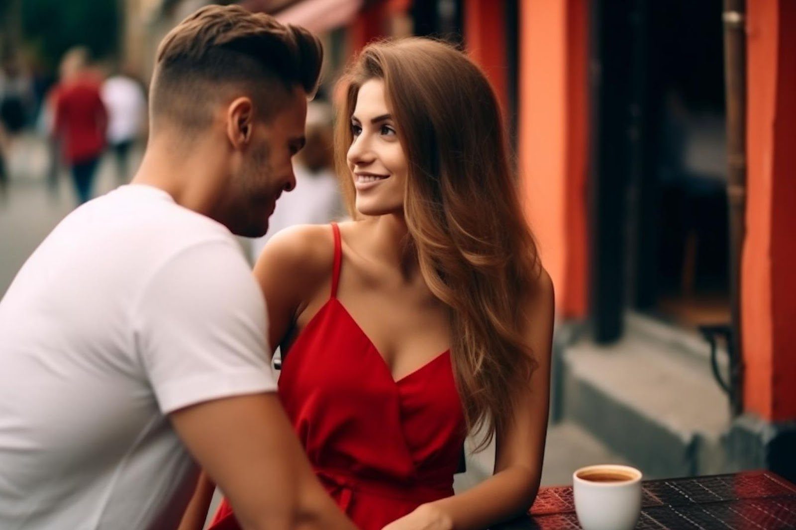 Спонтанное "случайное" прикосновение во время разговора