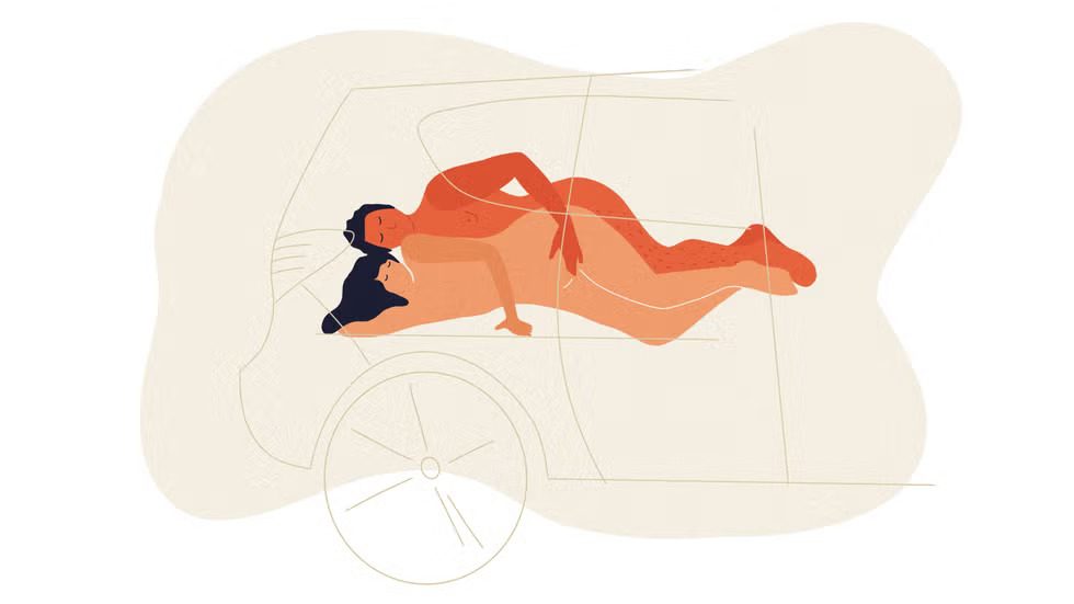 Схема трансформации заднего сиденья для большего пространства