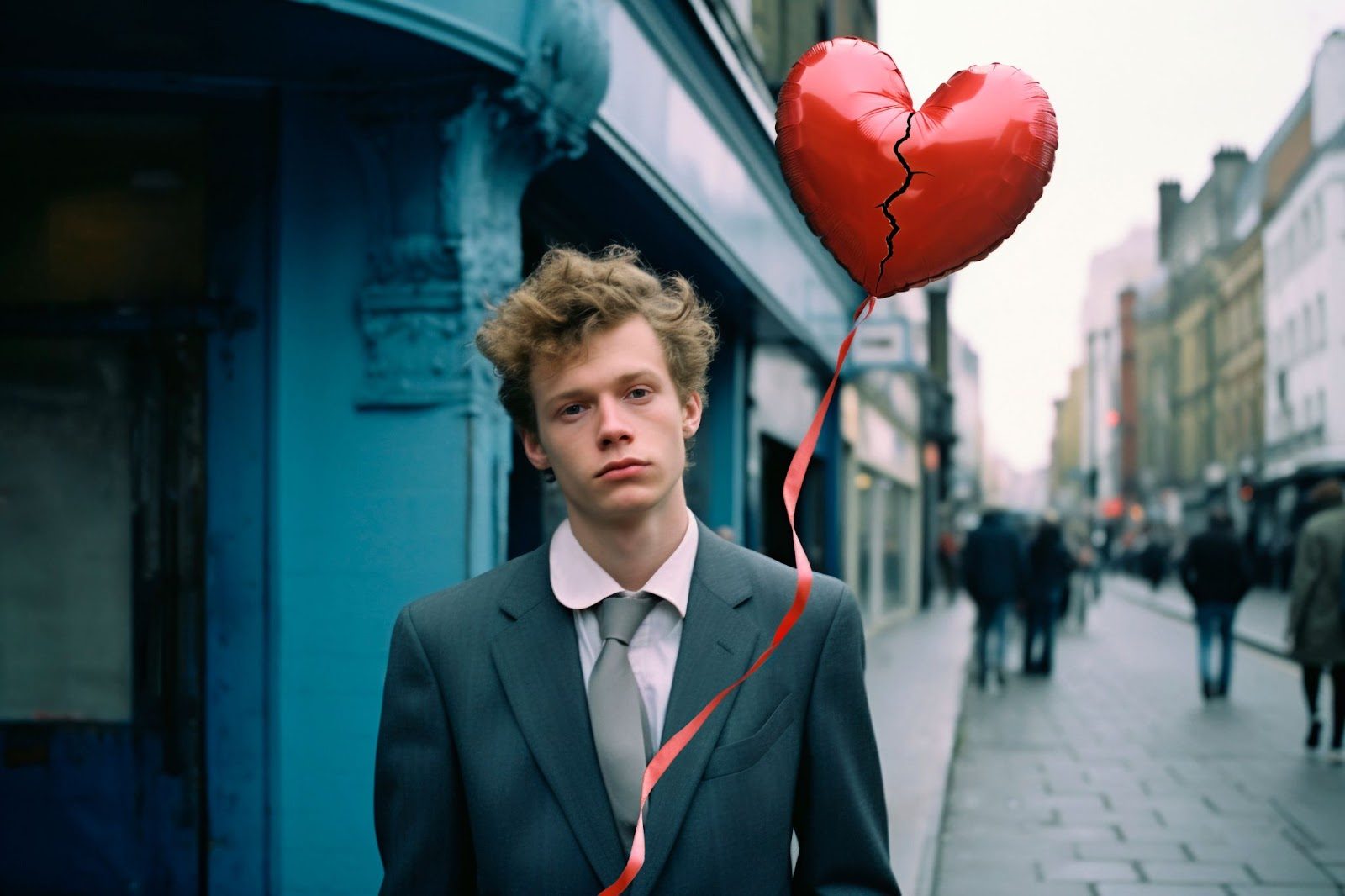 Разбитое сердце, символ расставания