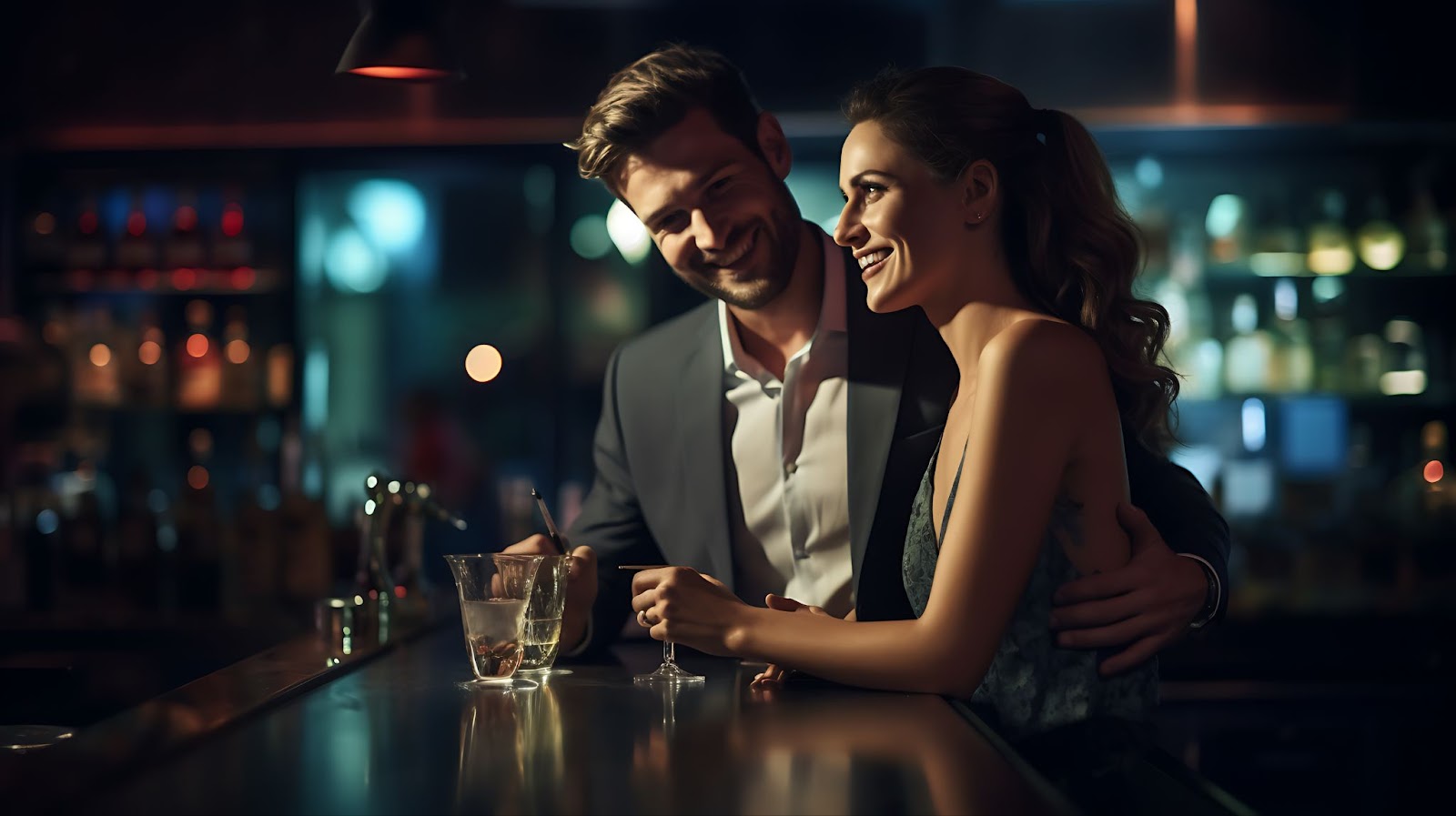 Человек с уверенной улыбкой идет вперед, оставляя воспоминания о первой любви позади