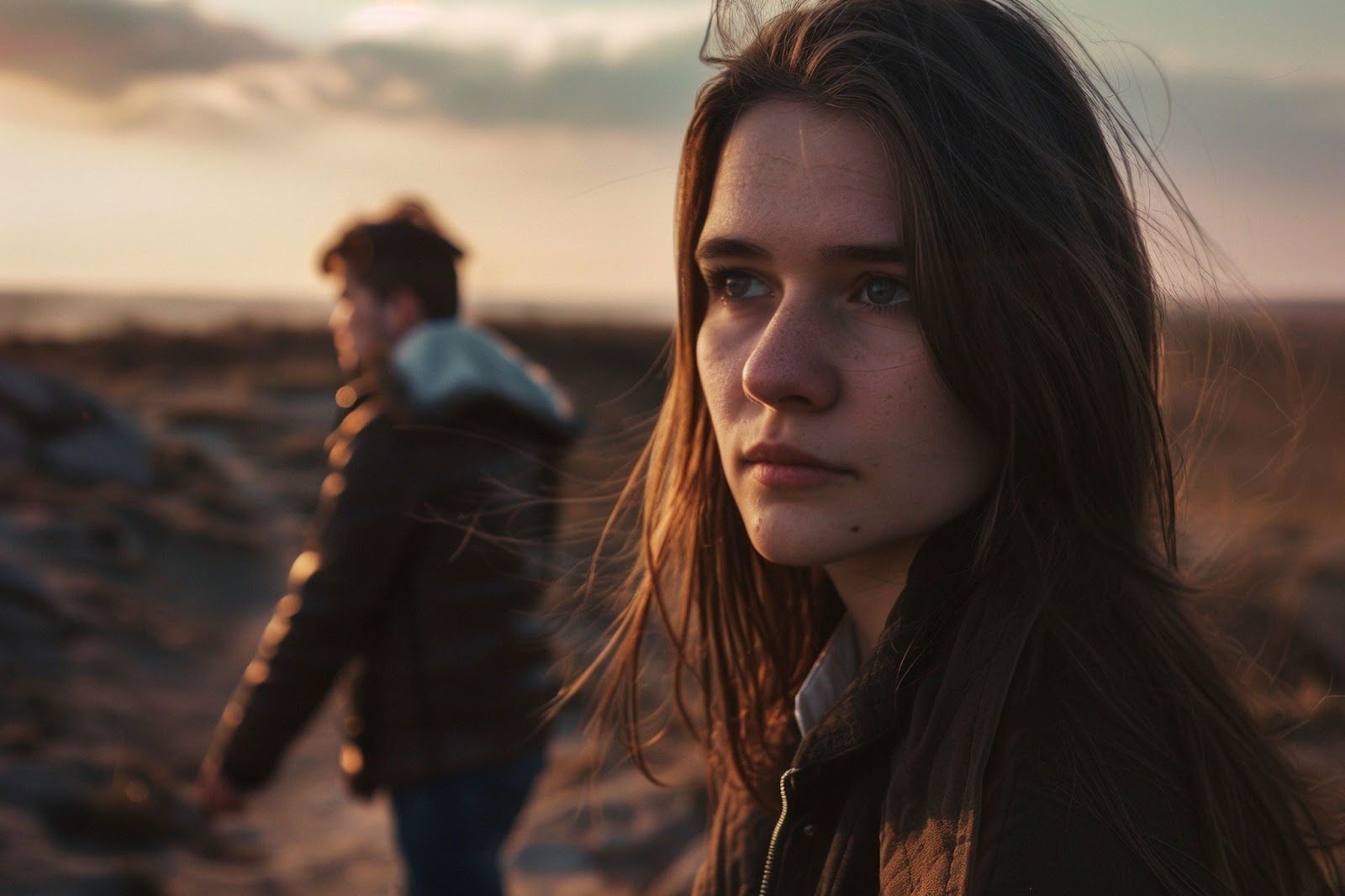 парень и девушка сомневаются в друг друге