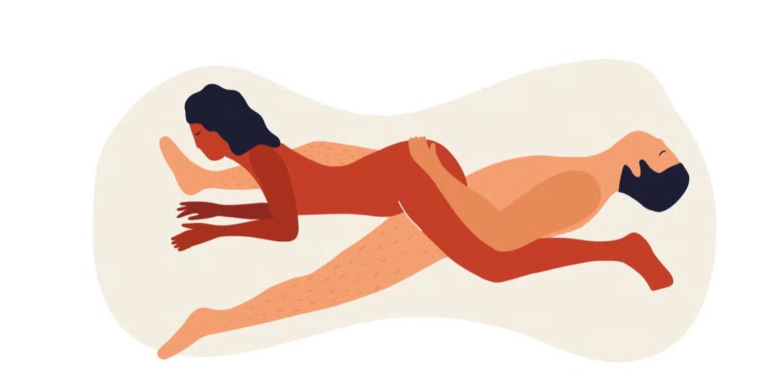 Иллюстрация поз из Камасутры для продвинутых пар