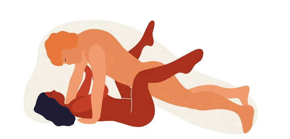 Иллюстрация поз из Камасутры для продвинутых пар