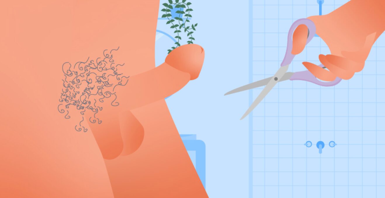 Мужская интимная стрижка уход и гигиена