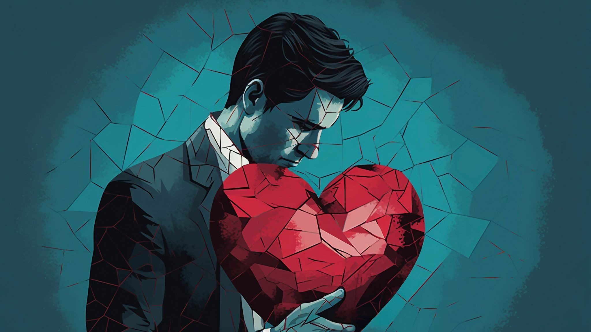 одинокий мужчина не делает попытки познакомиться